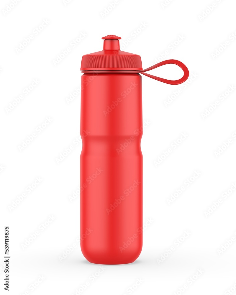 Sport blank sipper bottles for water isolated on white background for mock up and template design. 3d render illustration. Sport blank sipper bottles for water isolated on white background for mock up and template design. 3d render illustration.