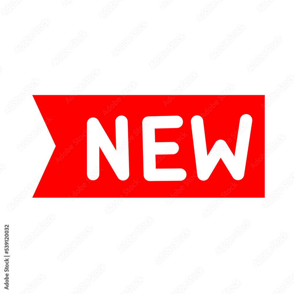 Fototapeta premium Tag New Ribbon 