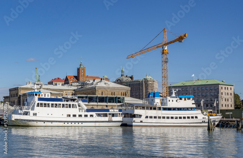 Lilla Bommen is part of Gothenburg's harbor which is used for visitor boats and also the name given to the land around the harbour.Sweden,Europe