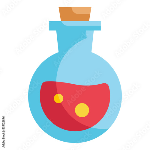 potion bottle elixir game  flat icon