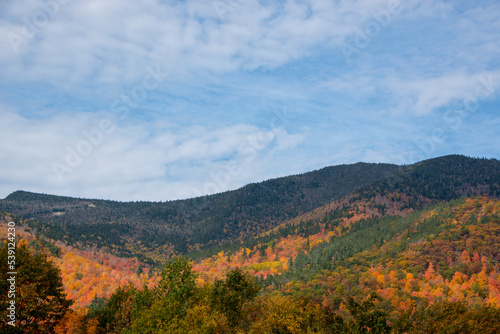 Fall Scene in the Adirondacks Mountains 