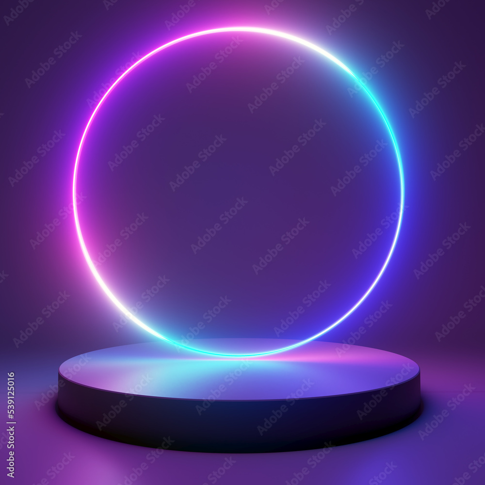 3d rendered illustration of an abstract neon background 3d rendered illustration of an abstract neon background