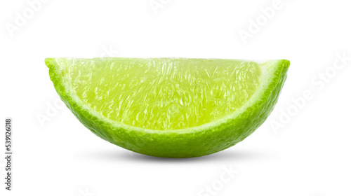 slice of lime isolated on  transparent png © supamas