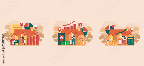 Nice Residential Area Flat Design