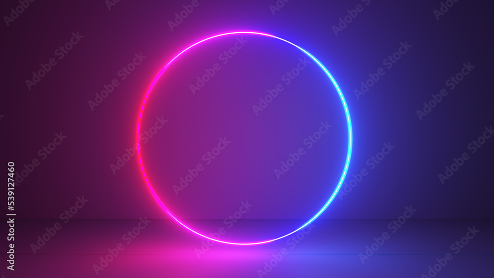 3d rendered illustration of an abstract neon light background 3d rendered illustration of an abstract neon light background