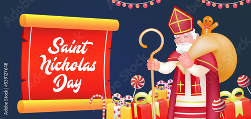 Saint Nicholas Day, Saint Nicholas brings gifts