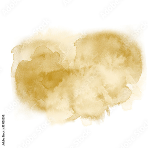 Gold Watercolor Abstract Background