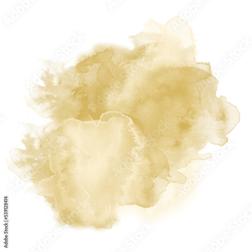 Gold Watercolor Abstract Background