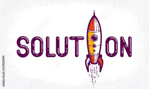 Solution word with rocket i...