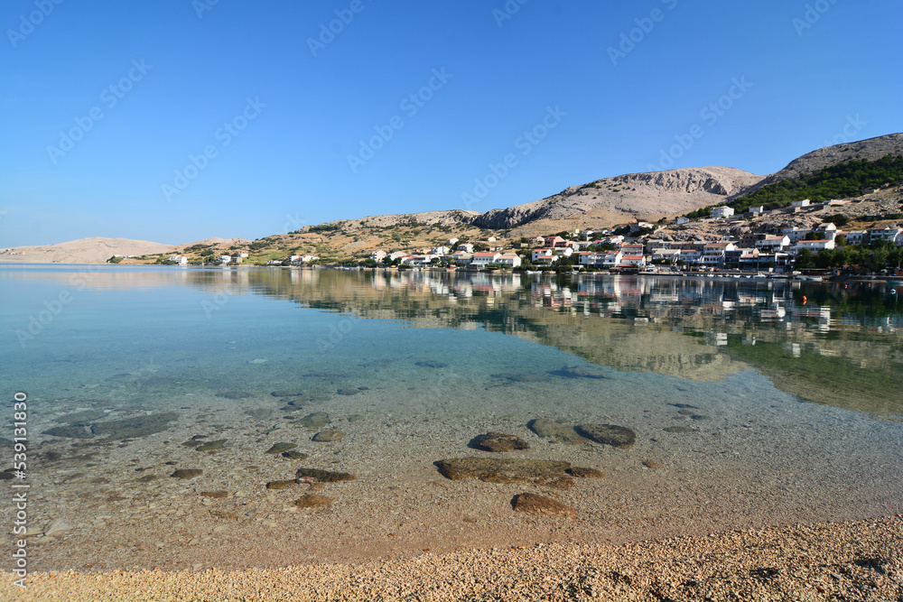metanja bella località balneare dell'isola di pag in croazia