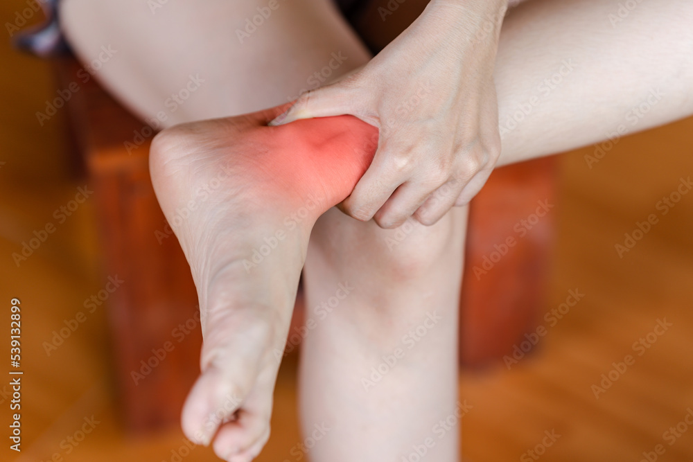 Ankle with exercise injuries. Ankle with exercise injuries.