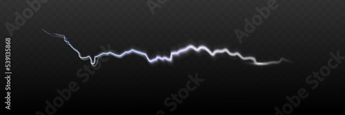 Lightning, blue color lightning strike during a night storm, electrical energy, electric shock, flash of magical energy. Powerful prospective discharge, Light Spark Storm