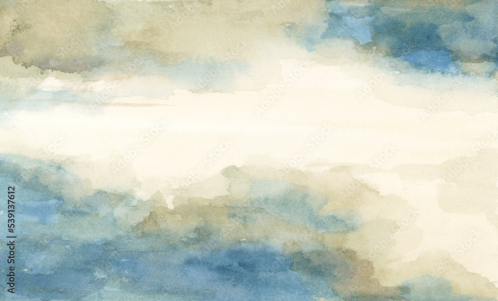 Hand painted Blue abstract texture background, watercolor brush strokes, grungy design. Hand painted Blue abstract texture background, watercolor brush strokes, grungy design.