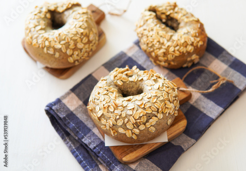 Healthy Organic Whole Grain Bagel.