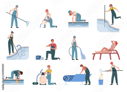 Swimming Pool Maintenance Set