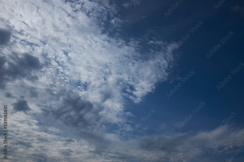 blue sky with clouds