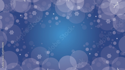 Merry Christmas card.Christmas and New Year Text on blue Xmas background with snow snowflake.Typography for Christmas and winter holiday greeting card.invitation,postcard,web,Vector Illustration EPS10