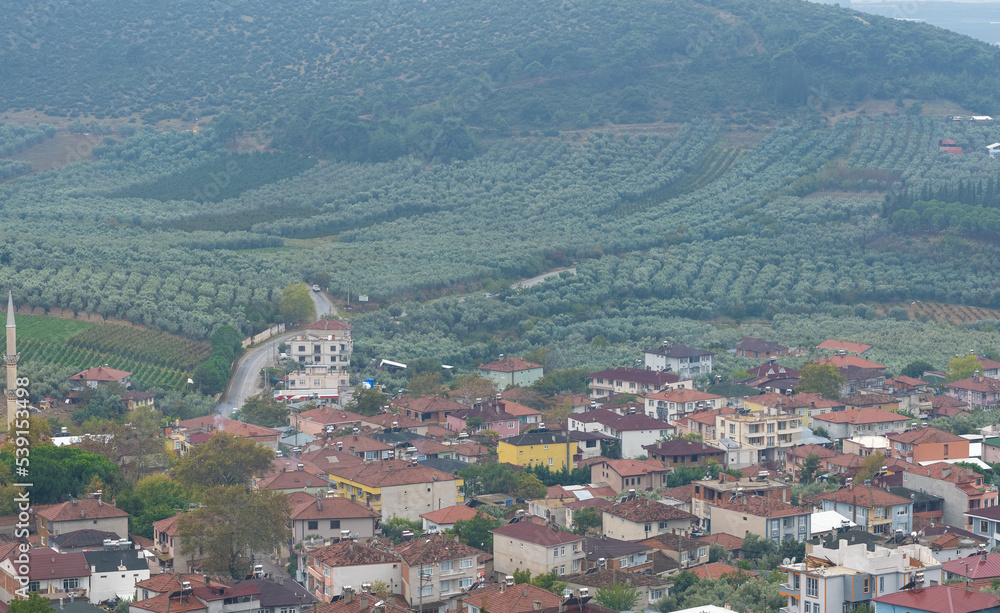 panorama of the city of the city