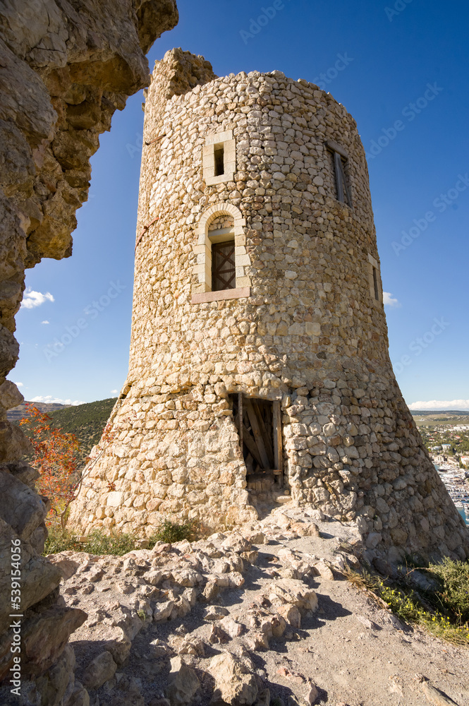 Cembalo is a Genoese fortress in Balaklava Bay. Crimea