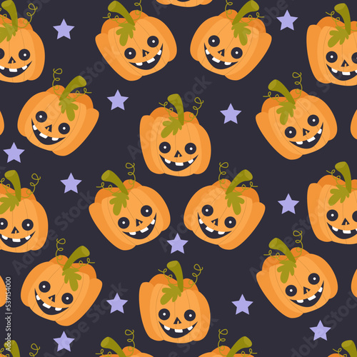Seamless pattern with helloween perfect for wrapping paper