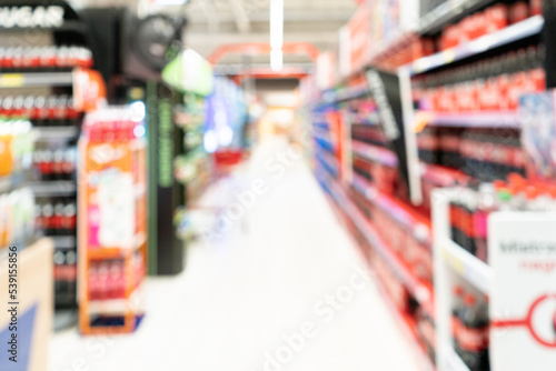 Blurred Shop Aisle, Abstract Shopping Mall, Blur Supermarket, Market, Shopping Centre © artemstepanov
