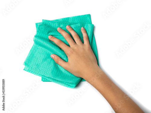 Fotografía Cleaning Cloth Isolated