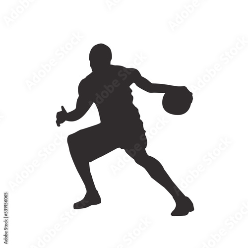 silhouette of people playing basketball © Yehor