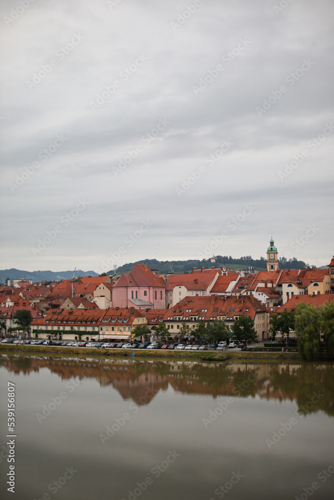 maribor slovenia, old city, bridge