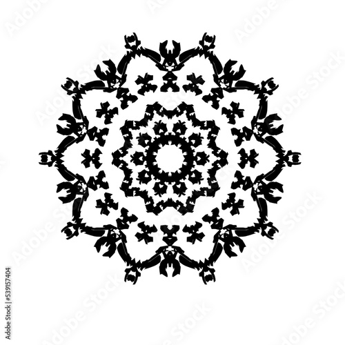 Template for laser cutting wall clock. Vector maket