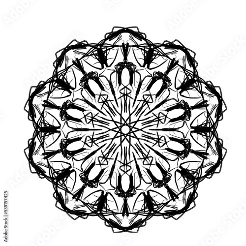 Template for laser cutting wall clock. Vector maket
