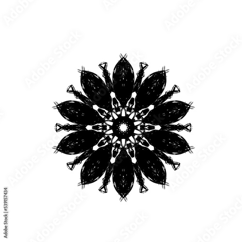 Template for laser cutting wall clock. Vector maket