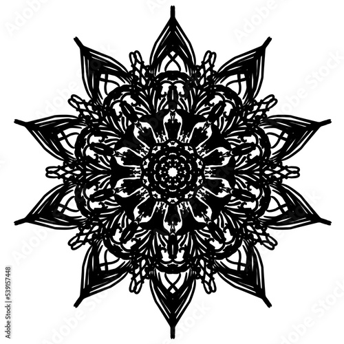 Template for laser cutting wall clock. Vector maket