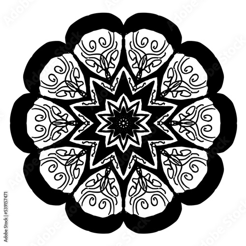 Template for laser cutting wall clock. Vector maket