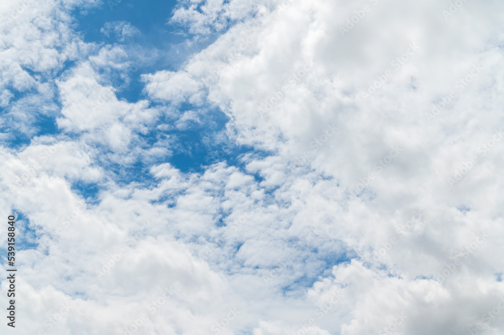 Obraz premium Sky blue background. Beautiful sky cloud clear