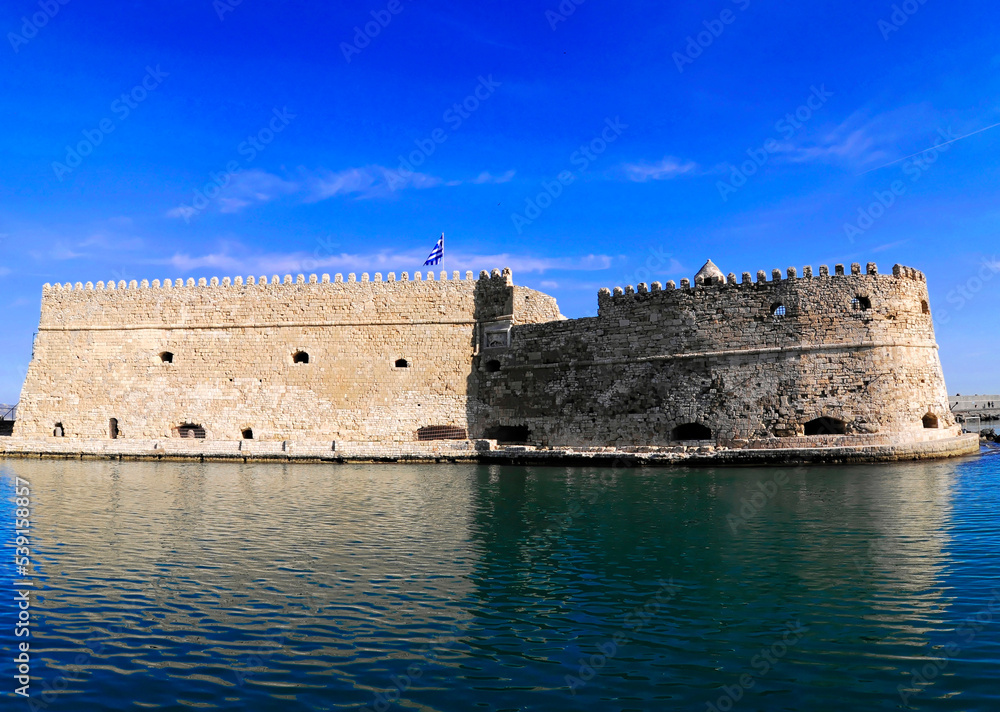 Festung Koules oder Festung Rocca al Mare, Iraklio, Kreta, Griechenland, Europa
