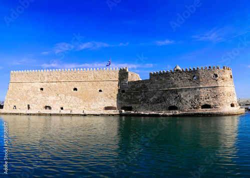 Festung Koules oder Festung Rocca al Mare, Iraklio, Kreta, Griechenland, Europa