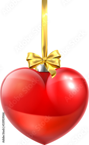 Heart Shaped Christmas Ball...