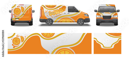 Citrus Branded Van Set