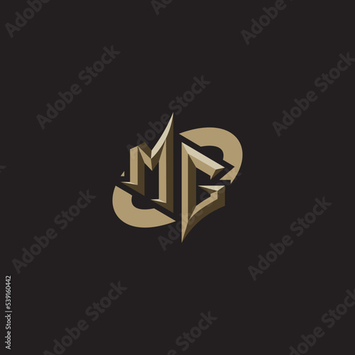 MG initials concept logo professional design esport gaming