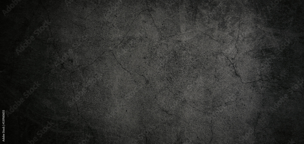 Naklejka premium Texture of old gray concrete wall for background.