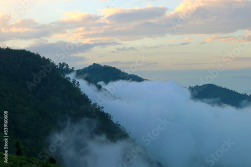 misty mountain hills in the morning © leisuretime70