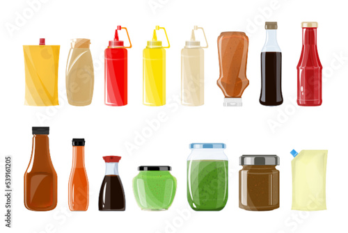 Sauces Bottles Set
