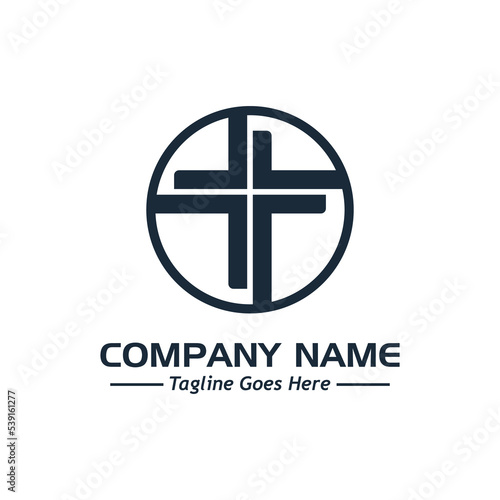 church logo, sample company logo, a simple vector design