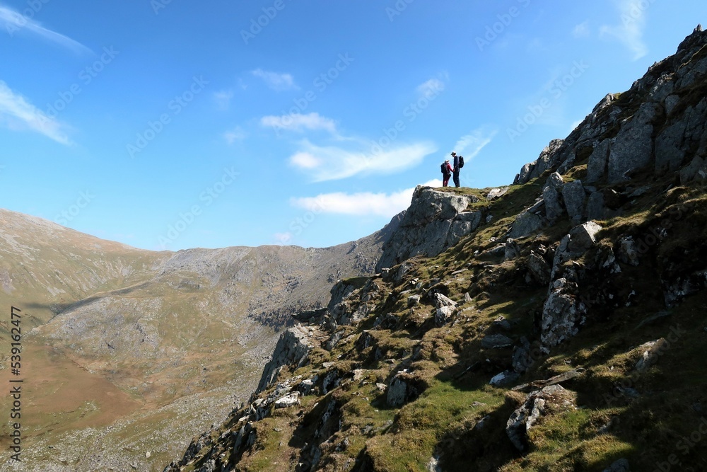 Scotland, Snowdonia. Hiking and climbing ridges through the wilderness during Spring time. Some days are sunny some days are rainy, but all of them are an adventure
