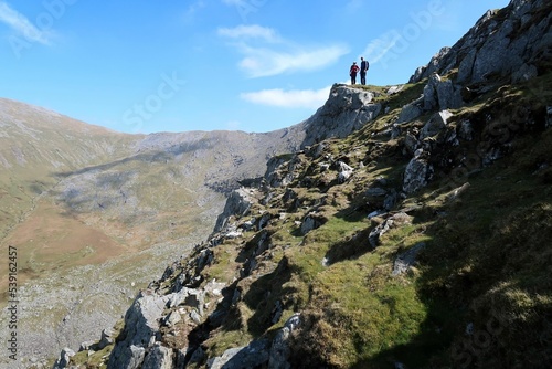 Scotland, Snowdonia. Hiking and climbing ridges through the wilderness during Spring time. Some days are sunny some days are rainy, but all of them are an adventure 