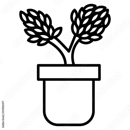 flower pot icon