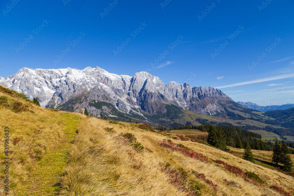 Hochkoening mountain range in Salzburger Land