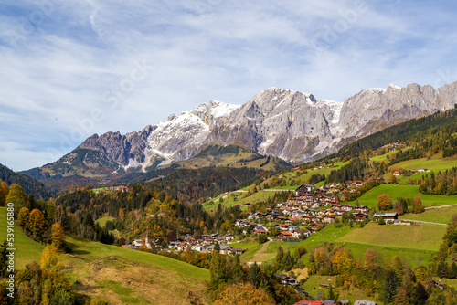 Hochkoening mountain range in Salzburger Land © scimmery1
