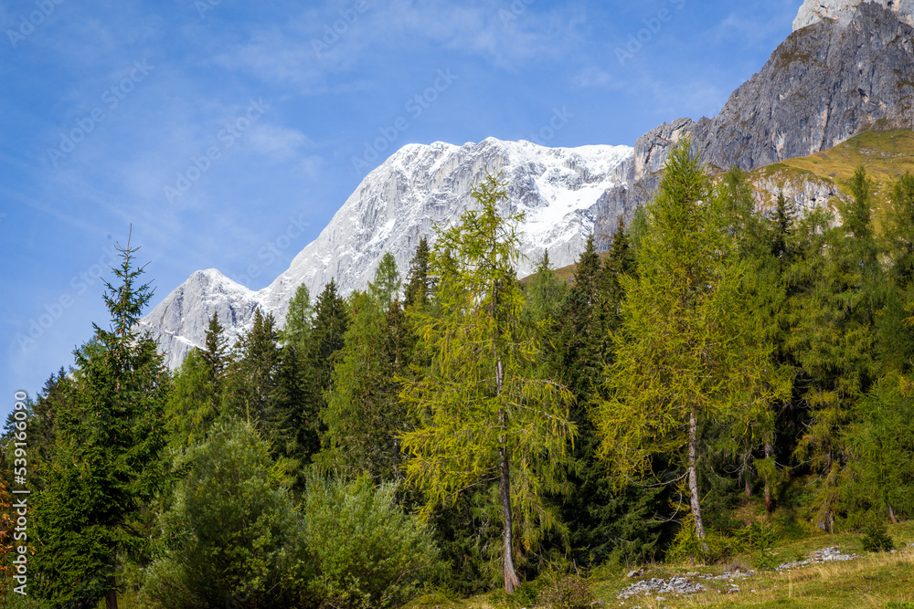 Fototapeta premium mountain walk at Hochk?nig and Hochkeil