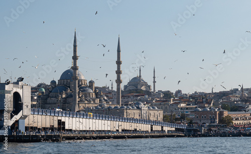 Hagia Sophia, Aya Sofia next to the Bosphorous sea in Istanbul, Turkey